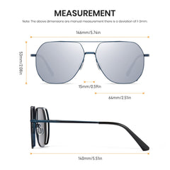 Cyxus Sunglasses for Men Women Classic Polarized Sunglasses UV400 Protection Anti Glare for Driving Outdoor