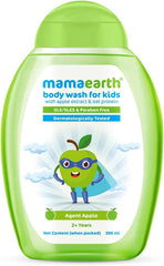 Mamaearth Agent Apple Body Wash for Kids with Apple & Oat Protein – 300 ml