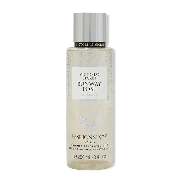 Victoria's Secret Fashion Show Runway Pose Shimmer Fragrance Mist, Body Spray for Women (8.4 oz)