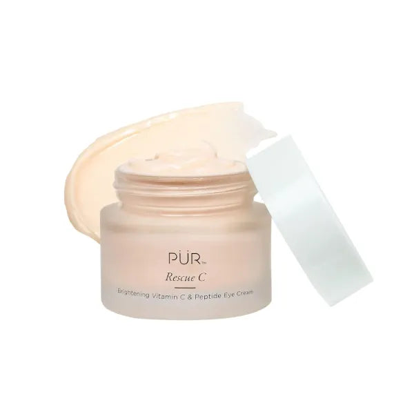 PUR Beauty Rescue C Brightening Vitamin C & Peptide Eye Cream, Vitamin C, Caffeine, Peptide, 0.5 oz
