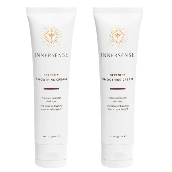 INNERSENSE Organic Beauty - Natural Serenity Smoothing Hair Cream | Protects, Hydrates, Smoothes | Non-Toxic, Cruelty-Free Haircare