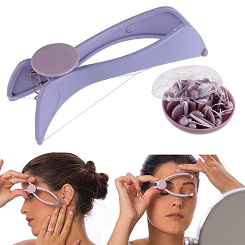 AMZYY Cordless Facial Threading Hair Removal For Women The Ancient Technique Of Threading To Remove All Unwanted Facial Hair Face Massager Pull Faces Delicate Device Depilation