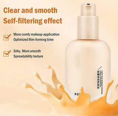 BOLHGF Hydrating Waterproof and Light Long-Lasting Foundation 30ml/pc, ADMD Light Fog Makeup Holding Liquid Foundation, Full Concealer Foundation Cream (Natural)