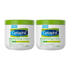 Cetaphil Fragrance Free Moisturizing Cream, 16Oz (Pack of 2)
