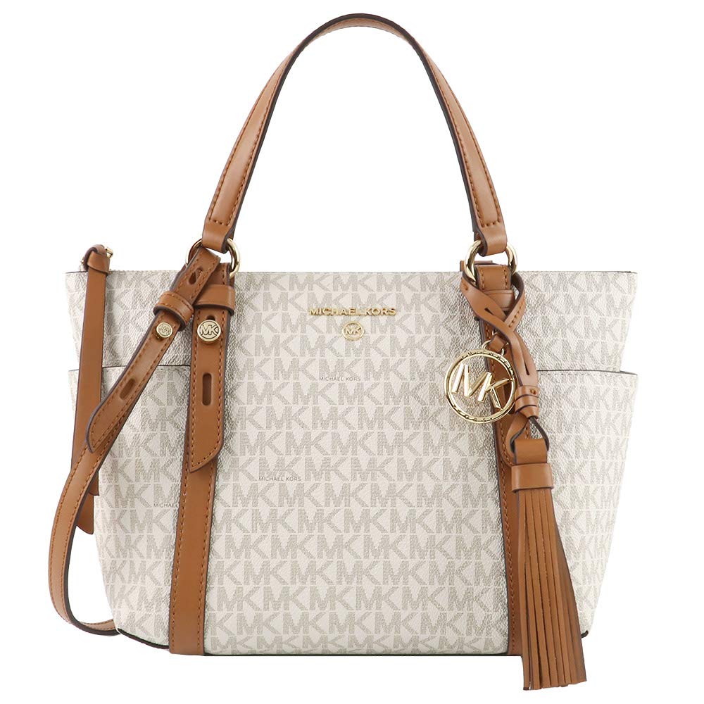 Michael Kors MK SM CONV TZ TOTE 30T0GNXT1B149 VANILLA/ACRN