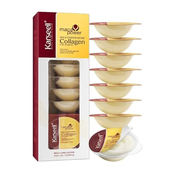 Karseell 8 Pack Collagen Hair Mask Travel Size 3.25floz
