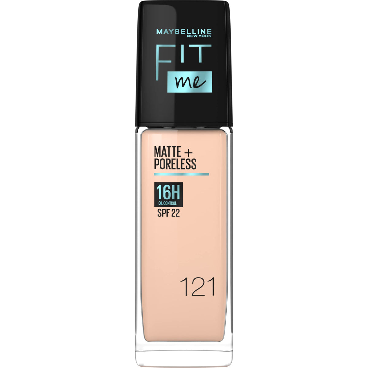 Maybelline New York New York Fit Me Matte & Poreless Foundation 16H Oil Control with SPF 22-121