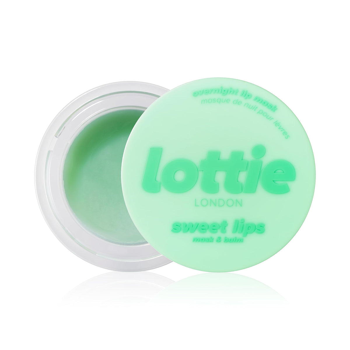 lottie LONDON Sweet Lips - Minted Lip Balm 9g - Moisturize dry, chapped & flaky lips - Nourishing Lip Mask & Balm