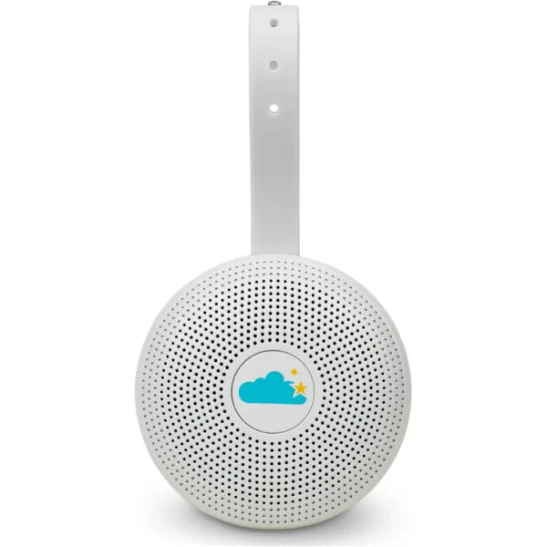 Yogasleep Hushh+ Portable White Noise Machine for Baby, 20 Soothing Natural Sounds, Amber Night Light, Wireless Charging & Speaker, Compact Size, Noise Canceling for Better Sleep & Nursery Must Have