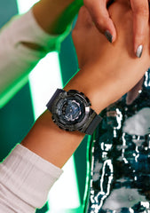 G-Shock Casio GM-S110B-8AJF [ Analog Combination Model 110 Series Compact and Thin Model Rubber Band] Watch Shipped from Japan Oct 2022 Model, gray