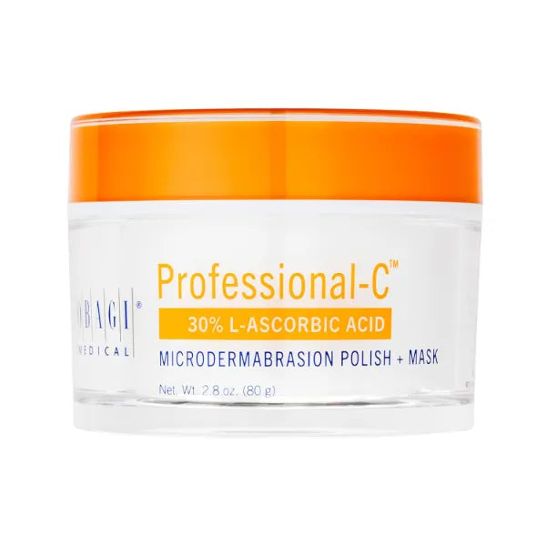 Obagi Medical Professional-C Microdermabrasion Polish + Mask – Dual Action Vitamin C Face Mask that Exfoliates & Promotes Healthy Looking Skin – 2.8 oz
