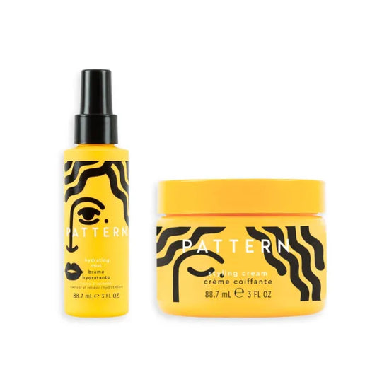 PATTERN Beauty by Tracee Ellis Ross Coily Essentials Bundle Includes: Styling Cream 3 fl oz, Hydrating Mist, 3 Fl Oz