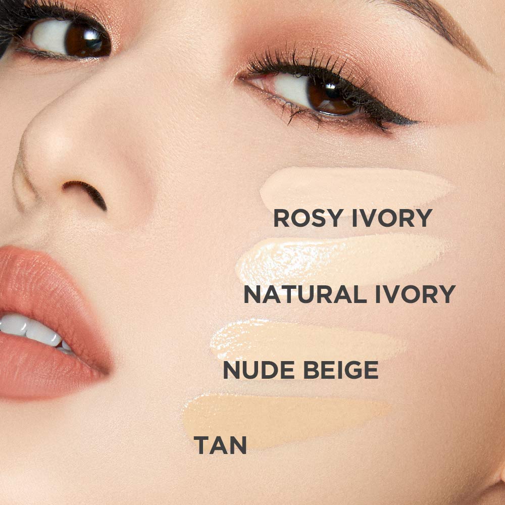 PONY EFFECT Coverstay Cushion Foundation Ex | 003 Nude Beige | Long-lasting and High-Coverage Cushion Foundation With Refill | For Light to Medium Skin | K-beauty