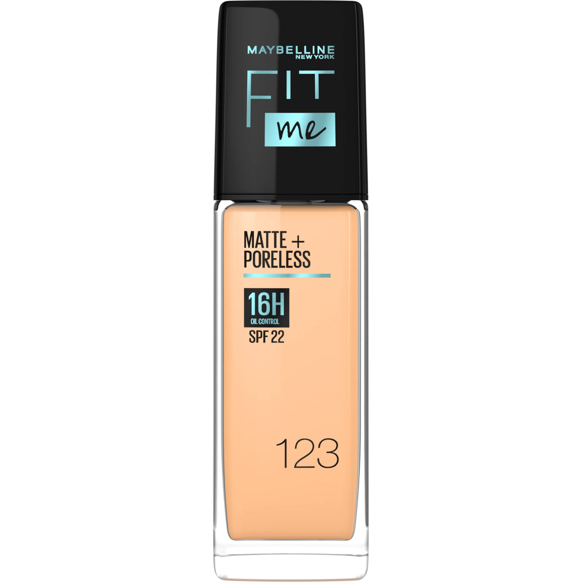 Maybelline New York Fit Me Matte & Poreless Foundation 16H Oil Control with SPF 22-123