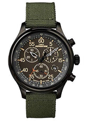 Timex Mens Quartz Watch, Chronograph Display And Textile Strap - Tw4B10300
