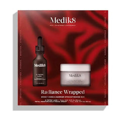 Medik8 Radiance Wrapped Kit Vitamin C Serum for Face Facial Cream for Women and Men Hydrating Peptide Face Moisturizer 2 pc