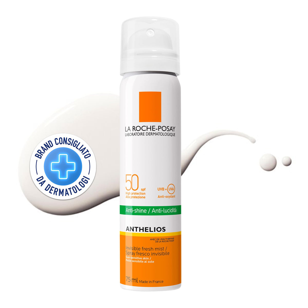 La Rroche-Posay - Anthelios - Anti-Shine Invisible Fresh Mist Spray SPF 50 75 ml Anti-Shine Anthelios