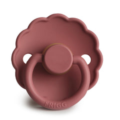 FRIGG Daisy Latex Baby Pacifier 6-18M 1-Pack Powder Blush - Size 2