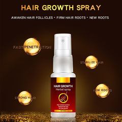 Azonee Ginger Hair Growth Spray, Herbal Hair Growth Serum for Thinning & Damaged Hair, Hair Strengthening & Repair Spray for All Hair Types (20ml)