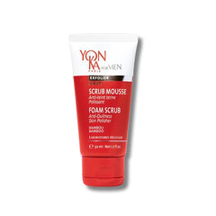 Yonka Mens Foaming Scrub | Deep Cleansing Exfoliator | Gentle Gel Wash Tightens Pores and Prevents Ingrown Hairs | 1.7 fl oz