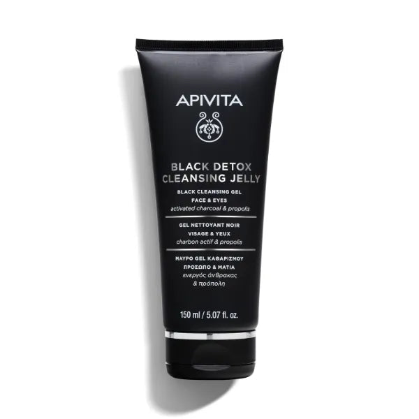 Apivita Cleansing Foam, Hydrating & Soothing Cleansing Creamy Foam for Face & Eyes with Olive, Lavender & Propolis
