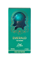 **Aika Emerald Elegance: 50ml Luxurious Women's Hair Fragrance for Lasting Allure**