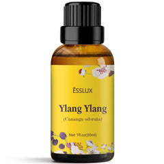 ESSLUX Ylang Ylang Essential Oil, Premium Grade Aromatherapy Essential Oils, Perfect for Diffuser, Massage, Soap & Candle Making, 30 ml