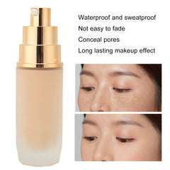 Liquid Foundation - Waterproof, Sweatproof, Long-Lasting, Buildable Coverage (30ml)