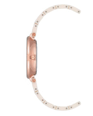 Anne Klein Women's AK/3266 Premium Crystal Accented Ceramic Bracelet Watch