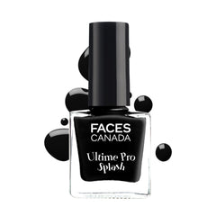 FACESCANADA Faces Canada Splash Nail Enamel Black Beauty 15 8ml