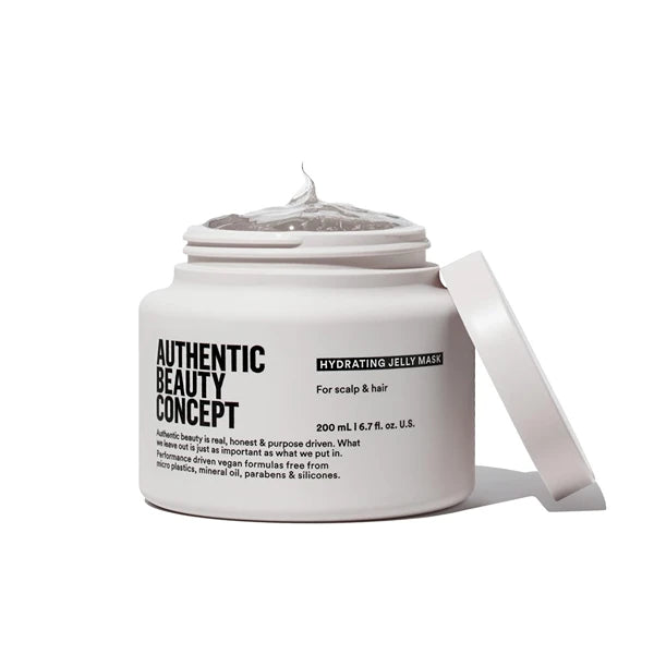 Authentic Beauty Concept Hydrating Jelly Mask | For Scalp & Hair | Moisturizes & Protects Hair | Vegan & Cruelty-free | Silicone-free | 6.7 fl. oz.