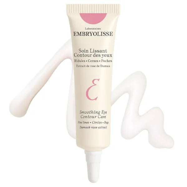 Embryolisse Smoothing Eye Contour Care. Revitalizing Gel Cream Treatment. Reduce Fine Lines, Circles, Puffiness, 0.50 Fl Oz