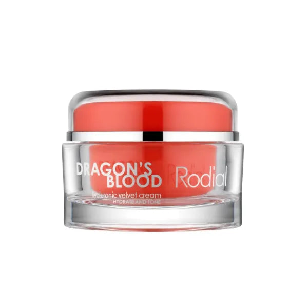 Rodial Dragon's Blood Velvet Cream, Rich, Luxury Moisturizer Formulated to Provide Multi-dimensional Hydration for Dry or Dehydrated Skin - 1.7 Oz