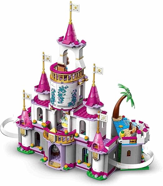 LEGO Disney Princess Ultimate Adventure Castle Building Toy for 6 Plus Year Old Kids, Girls & Boys with 5 Princess Mini-Doll Figures of Ariel, Rapunzel, Snow White, Moana and Tiana 43205