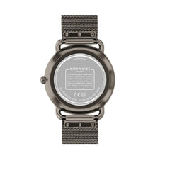 COACH WOMEN'S GREY DIAL IONIC PLATED GREY STEEL BRACELET WATCH - 14504210