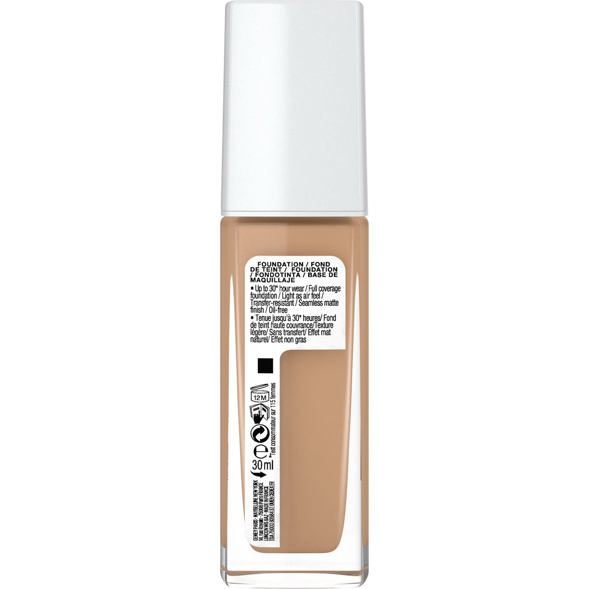 Maybelline New York Superstay Active Wear Foundation, 10 Classic Ivory