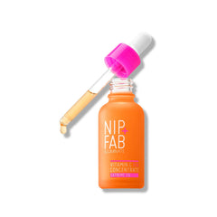 Nip+Fab Nip + Fab Vitamin C Fix Booster Face Drops Moisturizing Hydrating Antioxidant Face Brightener for Skin Brightening and Toning with Acai Fruit Extract and Panthenol, 1 Fl Oz