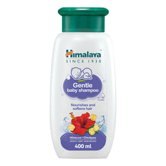 Himalaya Gentle Baby Shampoo No Parabens, Sulphates & Dyes Is Specially Formulated No-Tears Mild Shampoo With Hibiscus & Chickpea That Gently Cleanses Your Baby’S Hair Making It Soft & Shiny - 400 ml.