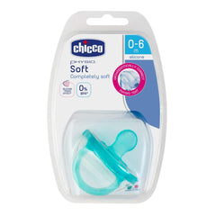 Chicco Physio Soft Silicone 0-6M 1Pc - Light Blue