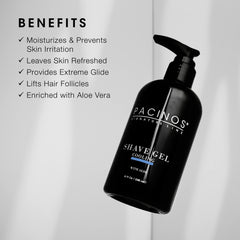 Pacinos Shave Gel, 8 Ounce
