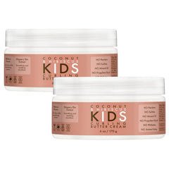 Shea Moisture Coconut & Hibiscus Kids Curling Butter Cream For Kids, 6 Oz. (Pack of 2)