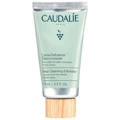 Caudalie Vinoclean Deep Cleansing Face Exfoliator, Gentle Exfoliant for All Skin Types - 75 mL