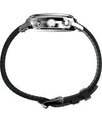 Timex Men's Marlin 40mm Watch - Black Strap Black Dial Stainless Steel Case - Black/Silver-Tone/Stainless Steel