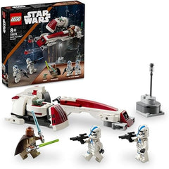 LEGO Star Wars BARC Speeder Escape Set, The Mandalorian Building Toy for Kids, Bike with Sidecar Includes Characters Kelleran Beq and Grogu, Gift for 8 Plus Year Old Boys, Girls and Fans 75378