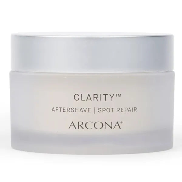 ARCONA Clarity Aftershave Pads - Lactic Acid, Witch Hazel, Methol, Aloe + Grape Exfoliate, Fight Blemishes + Soothes Skin - 45 Pads