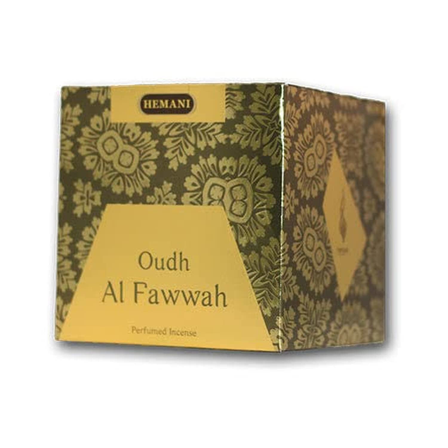 Hemani Oudh Bakhour Al Fawwah Perfume - 100% Natural Charcoal Bakhoor for Room Air Freshener and Long Lasting Home Fragrance