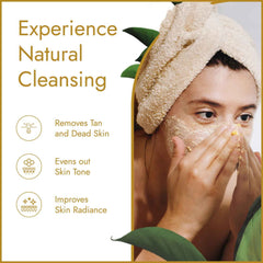 Kapiva Skin Rituals Ubtan Face Pack | Power of 5 Pulses | For Cleansing & Exfoliation | Removes Tan & Dead Skin