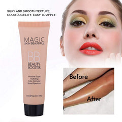 Liquid Makeup, Base Makeup Brightening Concealer Liquid Moisturizing Oil Control BB Cream Makeup (03 dark skin tone)