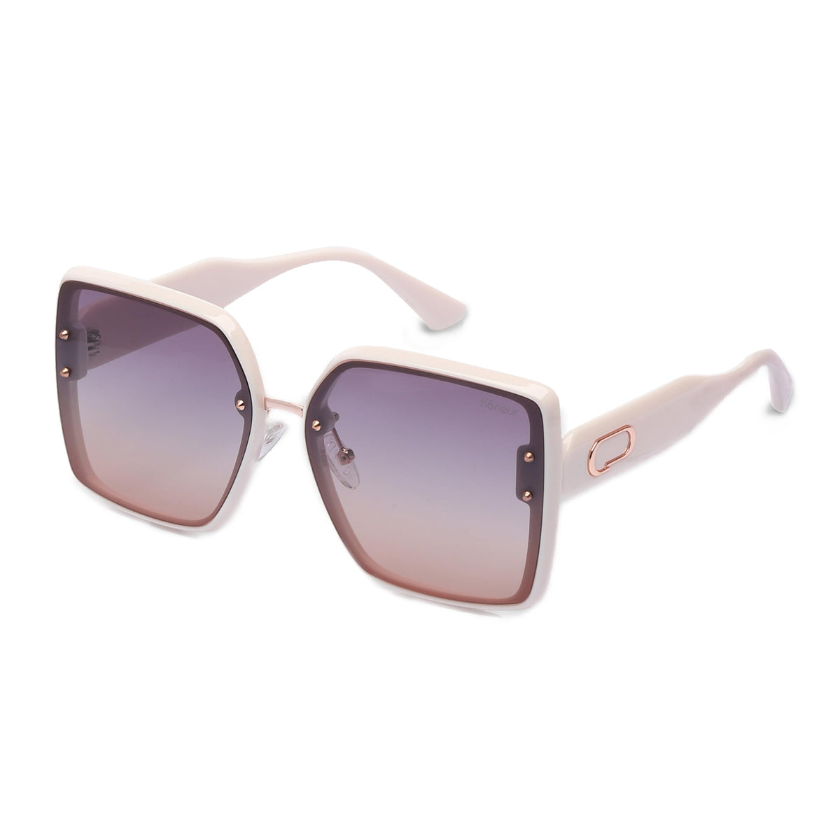 Flaneur Stylish Polarized Sunglasses for Women & Men Square-Frame - UV Protection, Lightweight, Scratch-Resistant, Trendy Eyewear & Accessories for Ladies UV400