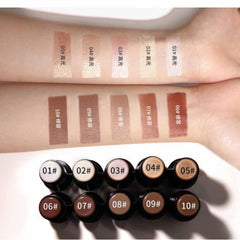 NIKITA.VIVI - Shimmer Stick Makeup Highlighter | Shimmer Cream Powder, Lasting Glow Finish Foundation Stick | Highlighter & Bronzer Pen, Face Brightens & Shades Pencil | Face Series | 6g (#06)